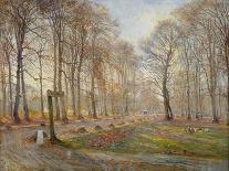 Late Autumn Day in the Jægersborg Deer Park, North of Copenhagen, 1886-Theodor Esbern Philipsen-Giclee Print