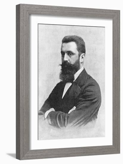 Theodor Herzl (1860-190), Zionist Leader-null-Framed Giclee Print