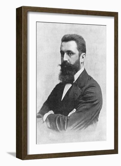 Theodor Herzl (1860-190), Zionist Leader-null-Framed Giclee Print