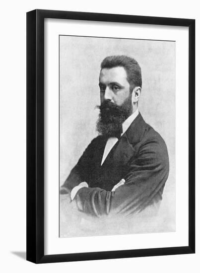 Theodor Herzl (1860-190), Zionist Leader-null-Framed Giclee Print