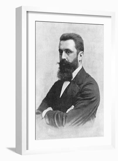 Theodor Herzl (1860-190), Zionist Leader-null-Framed Giclee Print