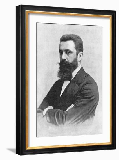 Theodor Herzl (1860-190), Zionist Leader-null-Framed Giclee Print