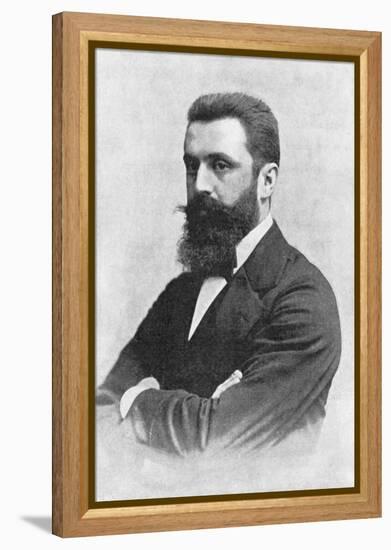 Theodor Herzl (1860-190), Zionist Leader-null-Framed Premier Image Canvas