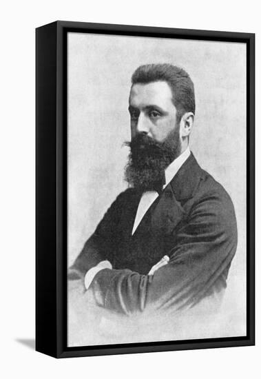 Theodor Herzl (1860-190), Zionist Leader-null-Framed Premier Image Canvas