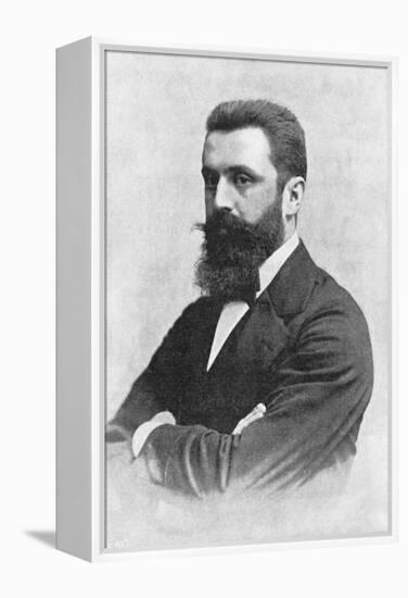 Theodor Herzl (1860-190), Zionist Leader-null-Framed Premier Image Canvas