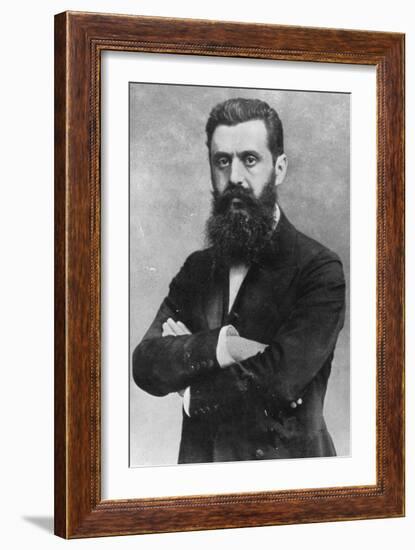 Theodor Herzl, 1903 (B/W Photo)-Austrian Photographer-Framed Giclee Print