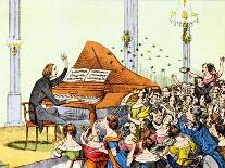 Franz Liszt during-Theodor Hosemann-Giclee Print