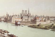 Ile De La Cite in 1530-Theodor Josef Hubert Hoffbauer-Giclee Print