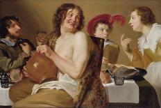 Card and Backgammon Players. Fight over Cards, C. 1620-30-Theodor Rombouts-Giclee Print