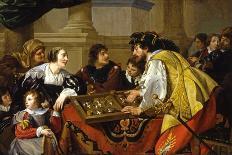 Card and Backgammon Players, Fight over Cards, 1620-1629-Theodor Rombouts-Giclee Print
