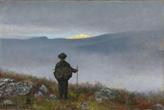 Far, far Away Soria Moria Palace Shimmered like Gold, 1900 (Oil on Canvas)-Theodor Severin Kittelsen-Giclee Print
