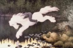 White Bear King Valemon, 1912 watercolor on paper-Theodor Severin Kittelsen-Giclee Print