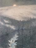 Nokken, 1890 coloured pencil on paper-Theodor Severin Kittelsen-Giclee Print