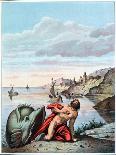 Jonah Thrown out by the Whale on the Shore-Theodore Amst-Giclee Print