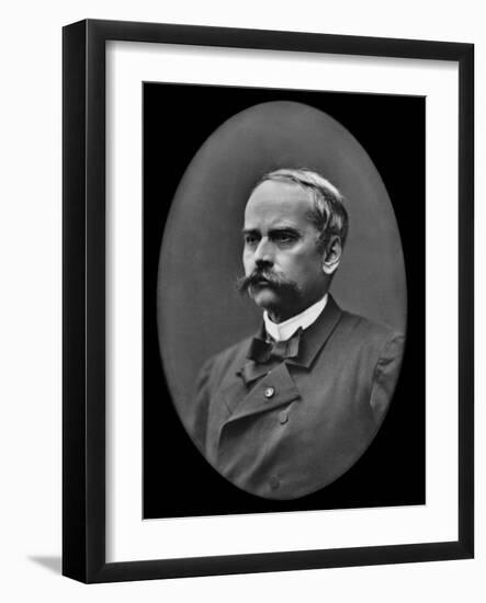 Theodore Barriere (1823-77), from 'Galerie Contemporaine Des Illustrations Francais' C.1890S-Nadar-Framed Giclee Print