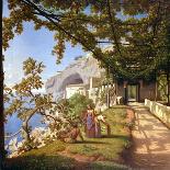 View of Capri-Theodore Caruelle D' Aligny-Giclee Print