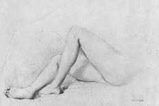 Study of Legs-Theodore Chasseriau-Giclee Print