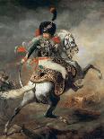 An Officer of the Imperial Horse Guards Charging-Théodore Géricault-Giclee Print