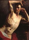 Male Nude Half-Length-Théodore Géricault-Giclee Print