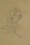 Male Nude Half-Length-Théodore Géricault-Giclee Print