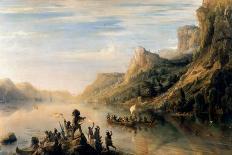 Villegagnon Entering the Bay of Rio De Janeiro on 10 November 1555-Théodore Gudin-Framed Giclee Print