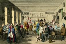 Celebrated Dog Billy Killing 100 Rats at Westminster Pit, c.1825-Theodore Lane-Giclee Print