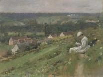 Watching the Cows-Theodore Robinson-Giclee Print