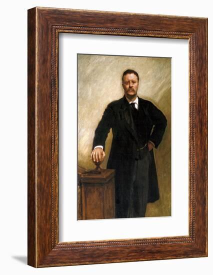 Theodore Roosevelt, 1903-John Singer Sargent-Framed Art Print