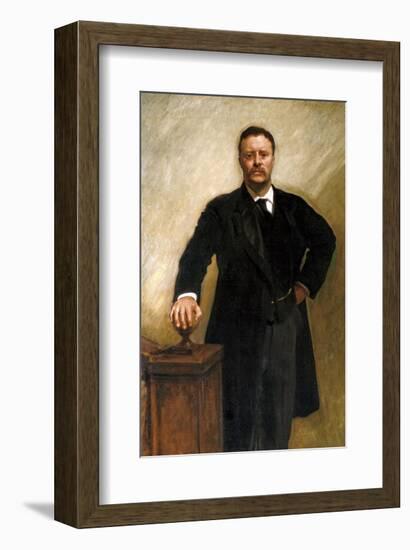 Theodore Roosevelt, 1903-John Singer Sargent-Framed Art Print