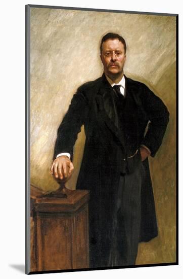 Theodore Roosevelt, 1903-John Singer Sargent-Mounted Art Print