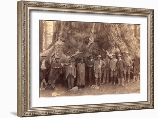 Theodore Roosevelt and His Distinguished Party-null-Framed Art Print