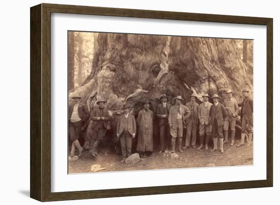 Theodore Roosevelt and His Distinguished Party-null-Framed Art Print