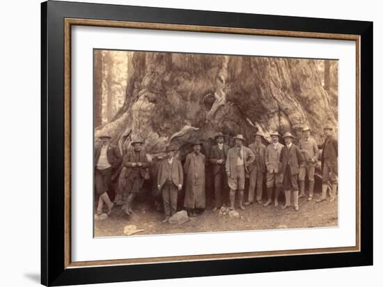 Theodore Roosevelt and His Distinguished Party-null-Framed Art Print