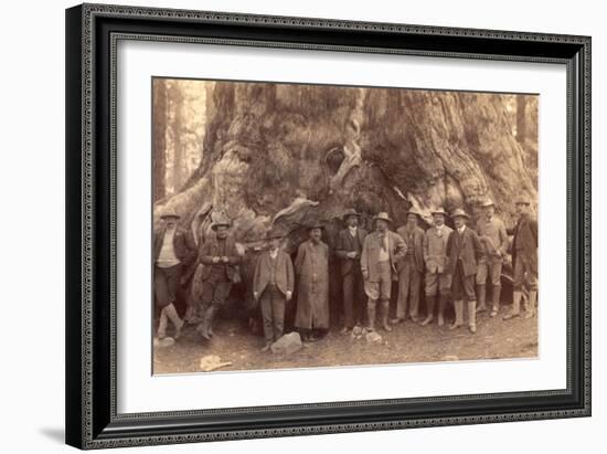 Theodore Roosevelt and His Distinguished Party-null-Framed Art Print