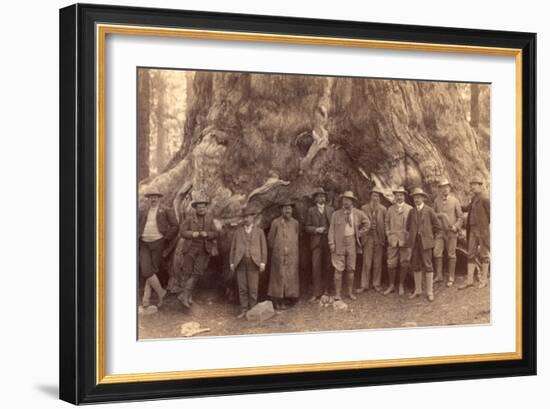 Theodore Roosevelt and His Distinguished Party-null-Framed Art Print