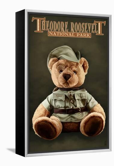 Theodore Roosevelt National Park - Teddy Bear-Lantern Press-Framed Stretched Canvas