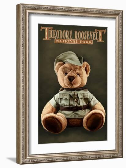 Theodore Roosevelt National Park - Teddy Bear-Lantern Press-Framed Art Print