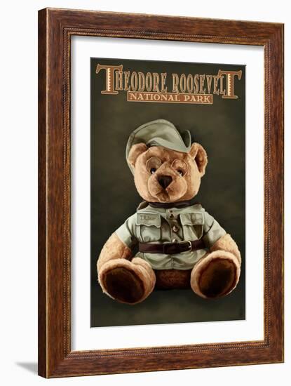 Theodore Roosevelt National Park - Teddy Bear-Lantern Press-Framed Art Print