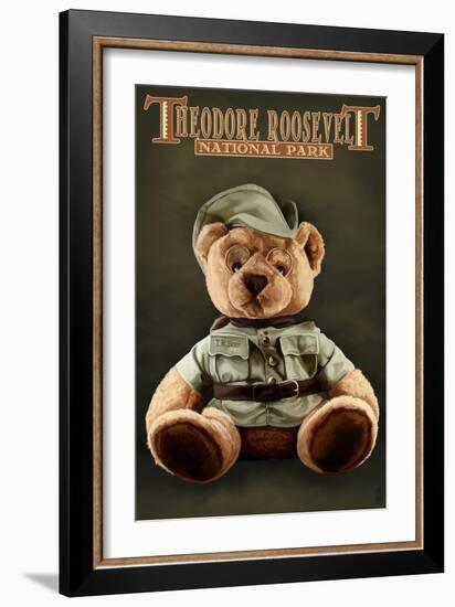 Theodore Roosevelt National Park - Teddy Bear-Lantern Press-Framed Art Print