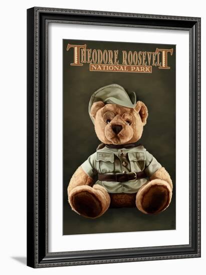 Theodore Roosevelt National Park - Teddy Bear-Lantern Press-Framed Art Print