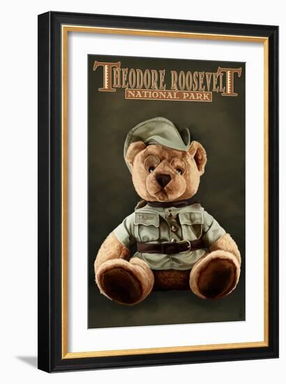 Theodore Roosevelt National Park - Teddy Bear-Lantern Press-Framed Art Print