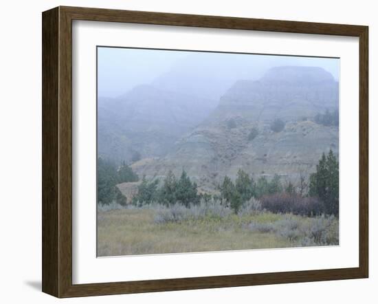 Theodore Roosevelt National Park-Gordon Semmens-Framed Photographic Print