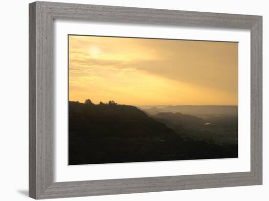 Theodore Roosevelt National Park-Gordon Semmens-Framed Photographic Print