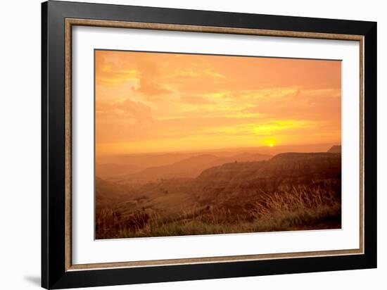 Theodore Roosevelt National Park-Gordon Semmens-Framed Photographic Print