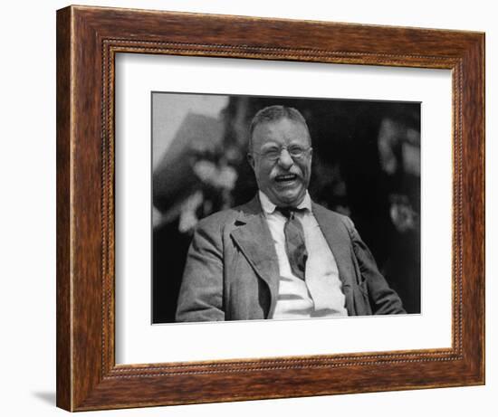 Theodore Roosevelt, Photo by Charles Duprez 1912-null-Framed Art Print