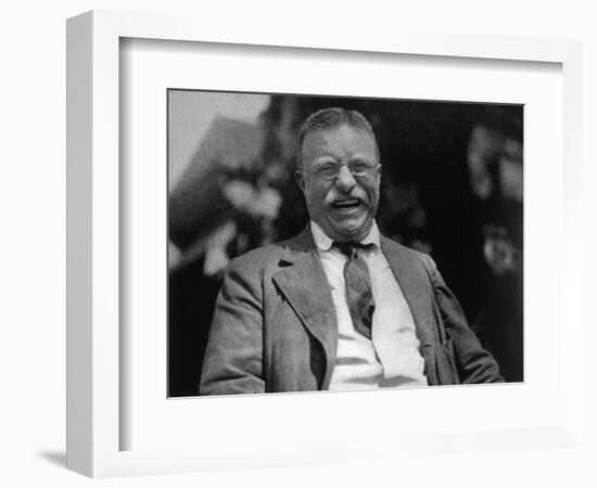 Theodore Roosevelt, Photo by Charles Duprez 1912-null-Framed Art Print