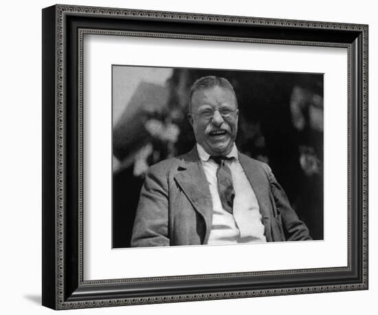 Theodore Roosevelt, Photo by Charles Duprez 1912-null-Framed Art Print