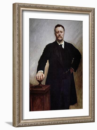 Theodore Roosevelt-John Singer Sargent-Framed Giclee Print