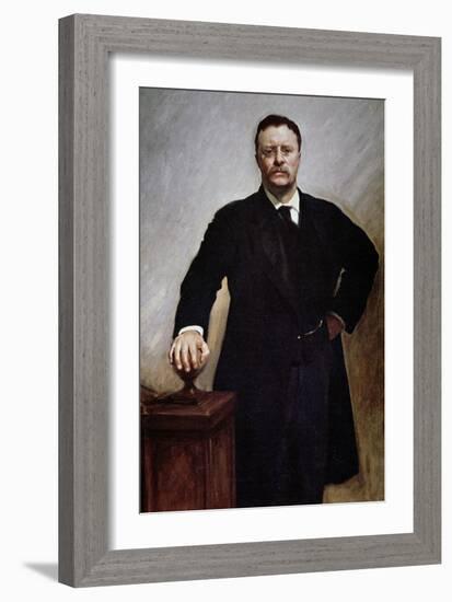 Theodore Roosevelt-John Singer Sargent-Framed Giclee Print