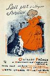 Nestle Advertising: “” Nestle's Swiss Milk””. A Girl is Drinking a Bowl of Milk in Front of Envious-Theophile Alexandre Steinlen-Giclee Print